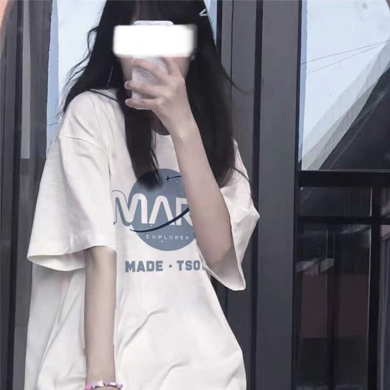 NRVP Áo Thun Unisex Mùa Hè Dáng Suông Tay Cộc Phong Cách Hàn Quốc Cho Nam Nữ