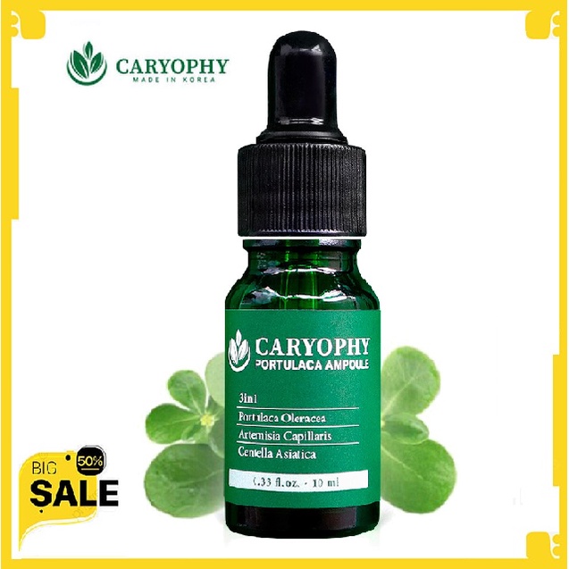 Serum Caryophy giảm mụn mờ thâm cho da dầu 10ml - Kikistore.