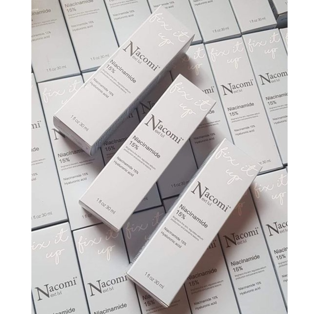 Serum Niacinamide 15% 20% 30ml giảm mụn sáng da hàng XT Ba Lan