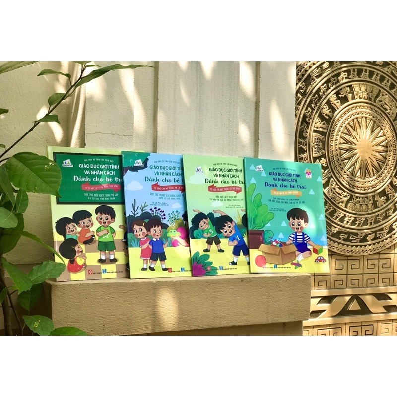Sách - Combo 4 cuốn Giáo dục giới tính và nhân cách dành cho bé trai