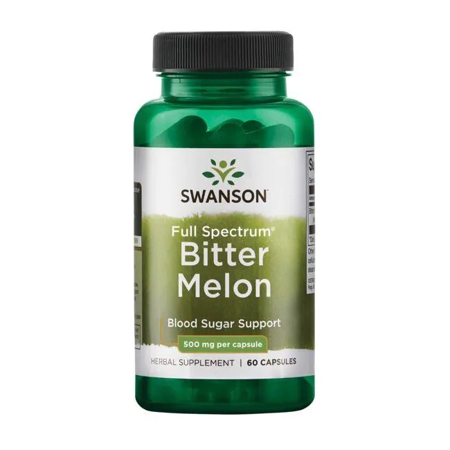 Viên uống Swanson Full Spectrum Bitter Melon 500mg 60 viên hỗ trợ cân bằng đường huyết Cosin Store