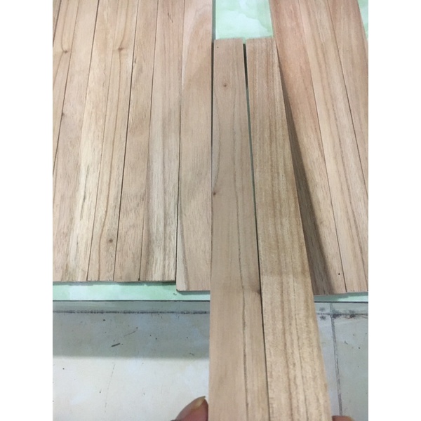 Thanh gỗ xoan, thanh nan gỗ xoan ta bào láng 4 mặt kích thước 1cm - 3cm dài 20 - 120cm