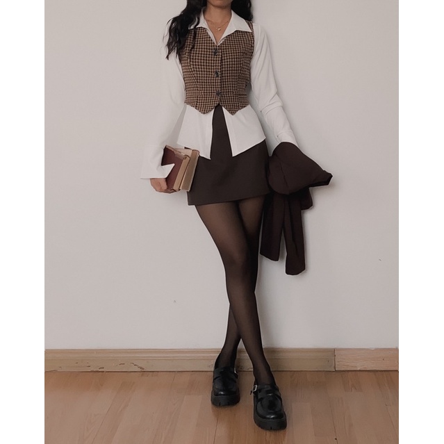 DALLA Chân váy ngắn chữ A (CVN) Basic Skirt | BigBuy360 - bigbuy360.vn