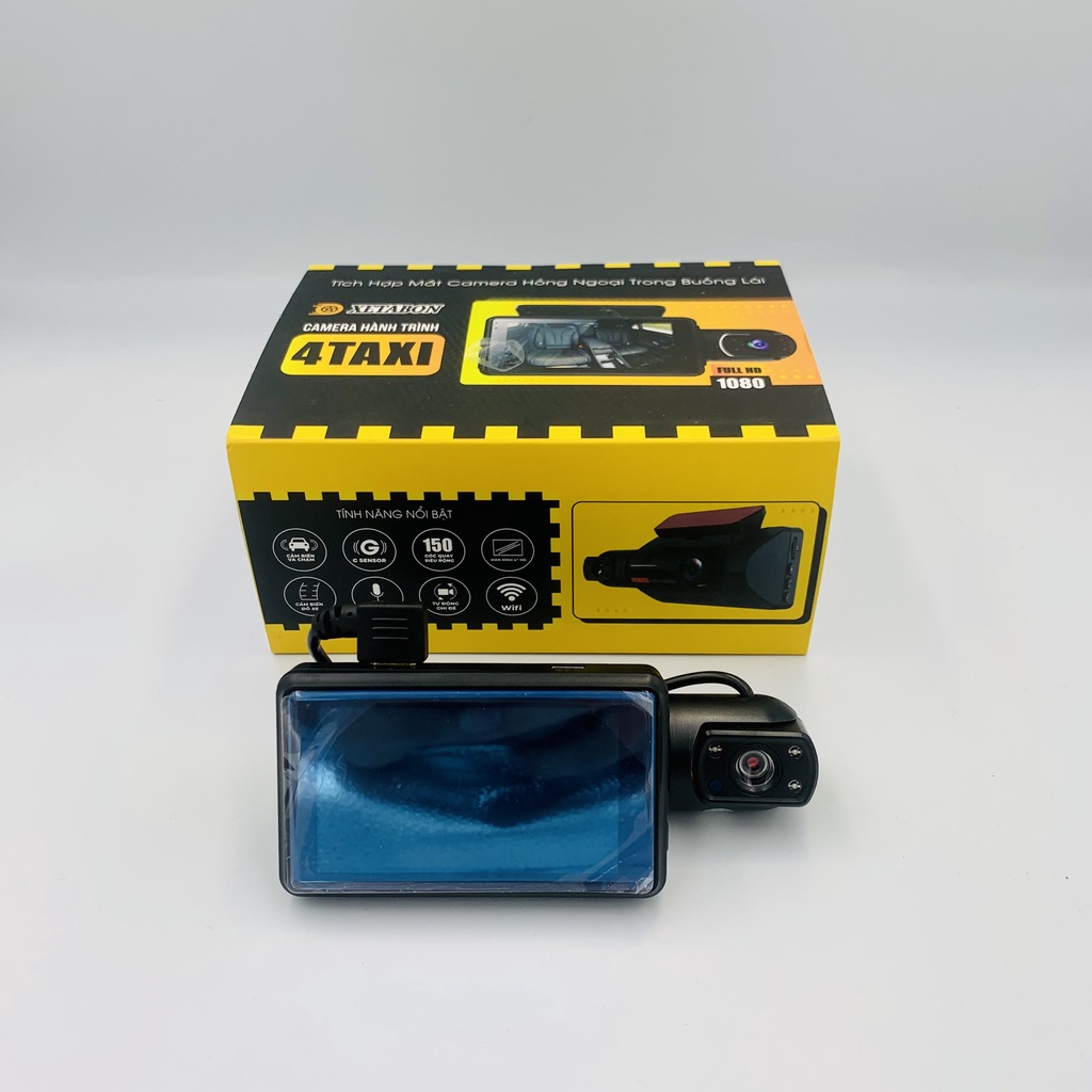 Camera hành trình ô tô 4TAXI XETABON kết nối WIFI ghi hình buồng lái DVR 1080P Bảo Hành 1 đổi 1 trong 12 tháng