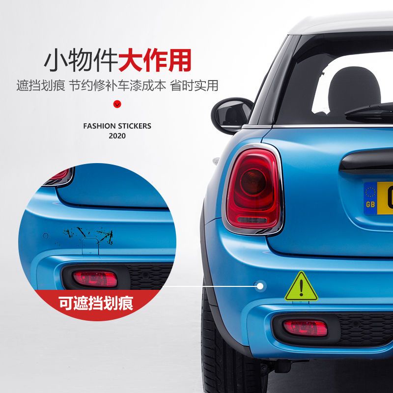 Miếng Dán Phản Quang Cảnh Báo An Toàn Họa Tiết Hoạt Hình Sáng Tạo Trang Trí Mũ Bảo Hiểm / Xe Hơi