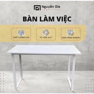 bàn làm việc chân u k z lắp ráp chân sơn tĩnh điện mặt mdf chống thấm [ ship Toàn quốc - có mã free ship]