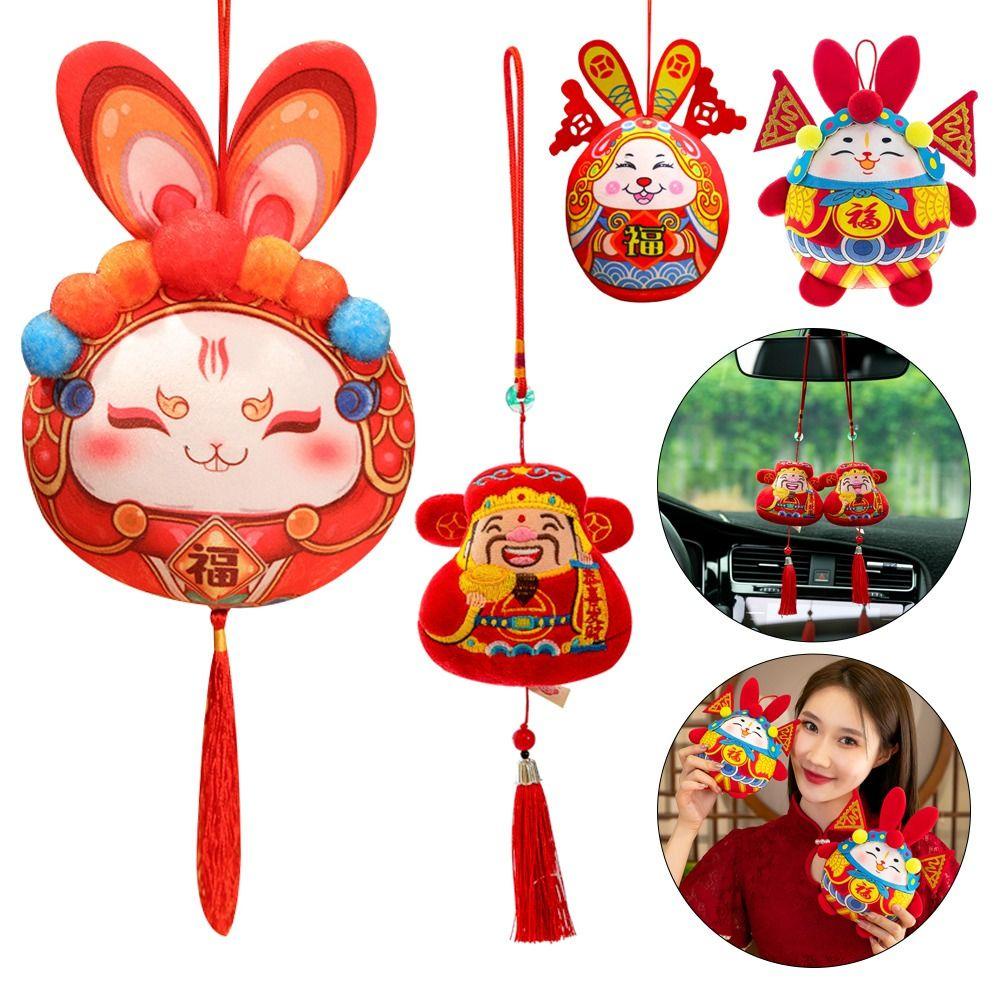 CHOOKEY Búp Bê Nhồi Bông Trang Trí Năm Mới Phong Cách Trung Hoa