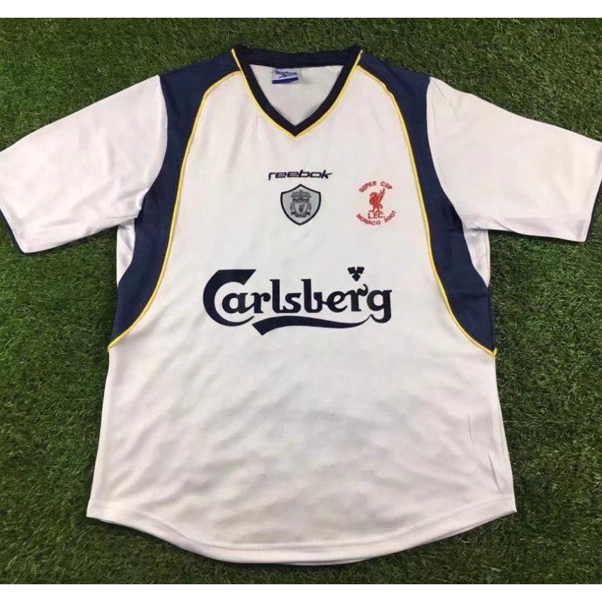 01 Liverpool away vintage jersey S-XXL classic jersey sports soccer shirt AAA