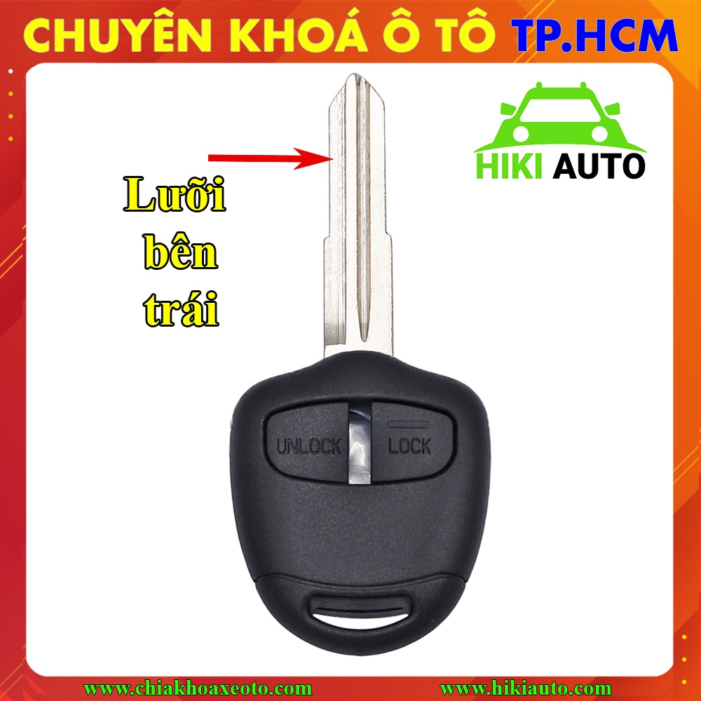Vỏ chìa khoá Mitsubishi Grandis Pajero Sport Triton Attrage Mirage, Vỏ chìa khoá remote 2 nút chuẩn theo xe