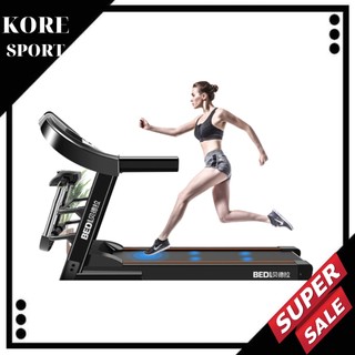 Máy chạy bộ trong nhà đa chức năng, máy tập gym BEDL - Có thể gấp gọn, chạy điện yên tĩnh có thể phát nhạc
