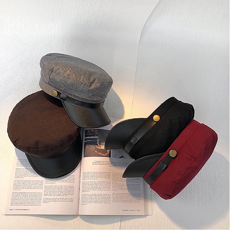 Mũ beret Thời Trang Hàn Phong Cách retro Cá Tính Cho Nữ