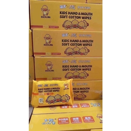 Khăn ướt vịt vàng