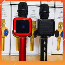 Mic Karaoke YS-61 Kèm Loa Hiệu Ứng Đèn Led Hát Tại Nhà Cực Hay, Có Nâng Giọng , Micro Cầm Tay