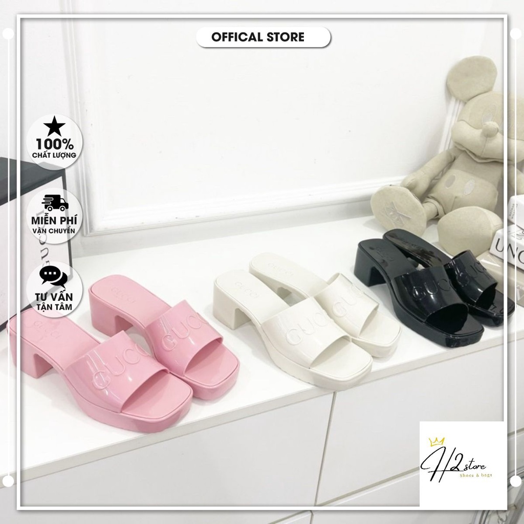 gót gucci nhựa quai ngang Fullbox