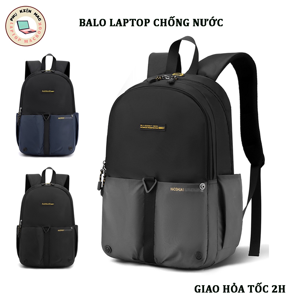 Balo Thời Trang Nam Nữ Chống Nước Đi Làm Đi Học, Du Lịch, Ba Lô Công Sở Có Ngăn Đựng Laptop 15inch Phong Cách Unisex