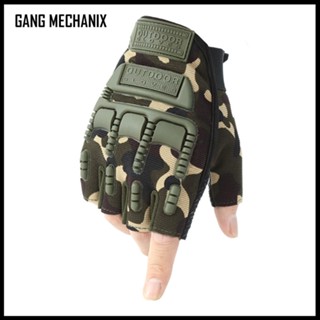 Găng Tay Xe Máy - Bao Tay Đi Phượt Monter- Kawasaki - Probike - Fox Hở Ngón Có Gù Bảo Vệ Chuyên Moto Thể Thao