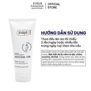 (NỘI ĐỊA Balan) Kem dưỡng da Chân Ziaja med (Ziaja Med  Mocznik 15% Urea Cream)
