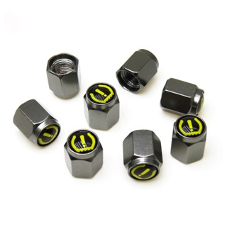 Bộ 5 Nắp Bịt Đầu Van Cảm Biến Áp Suất Lốp TPMS Ô Tô Xe Máy nắp van cảm biến áp suất lốp chất liệu nhôm 2 màu bạc và xám