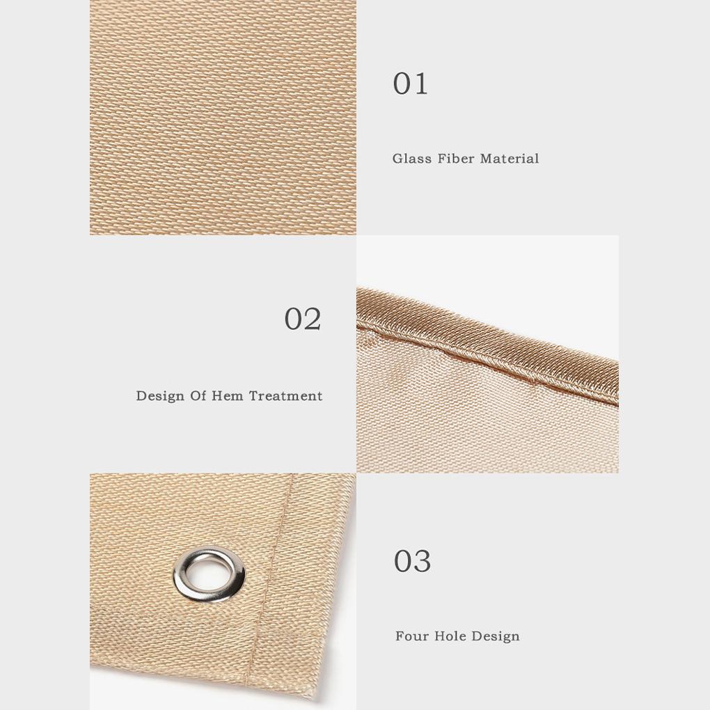 Thảm Lót Cách Nhiệt Chống Cháy Có Thể Giặt Lại Tiện Dụng Cho Tiệc Nướng Bbq