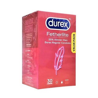 Bao cao su siêu mỏng Durex Fetherlite hộp 30 chiếc