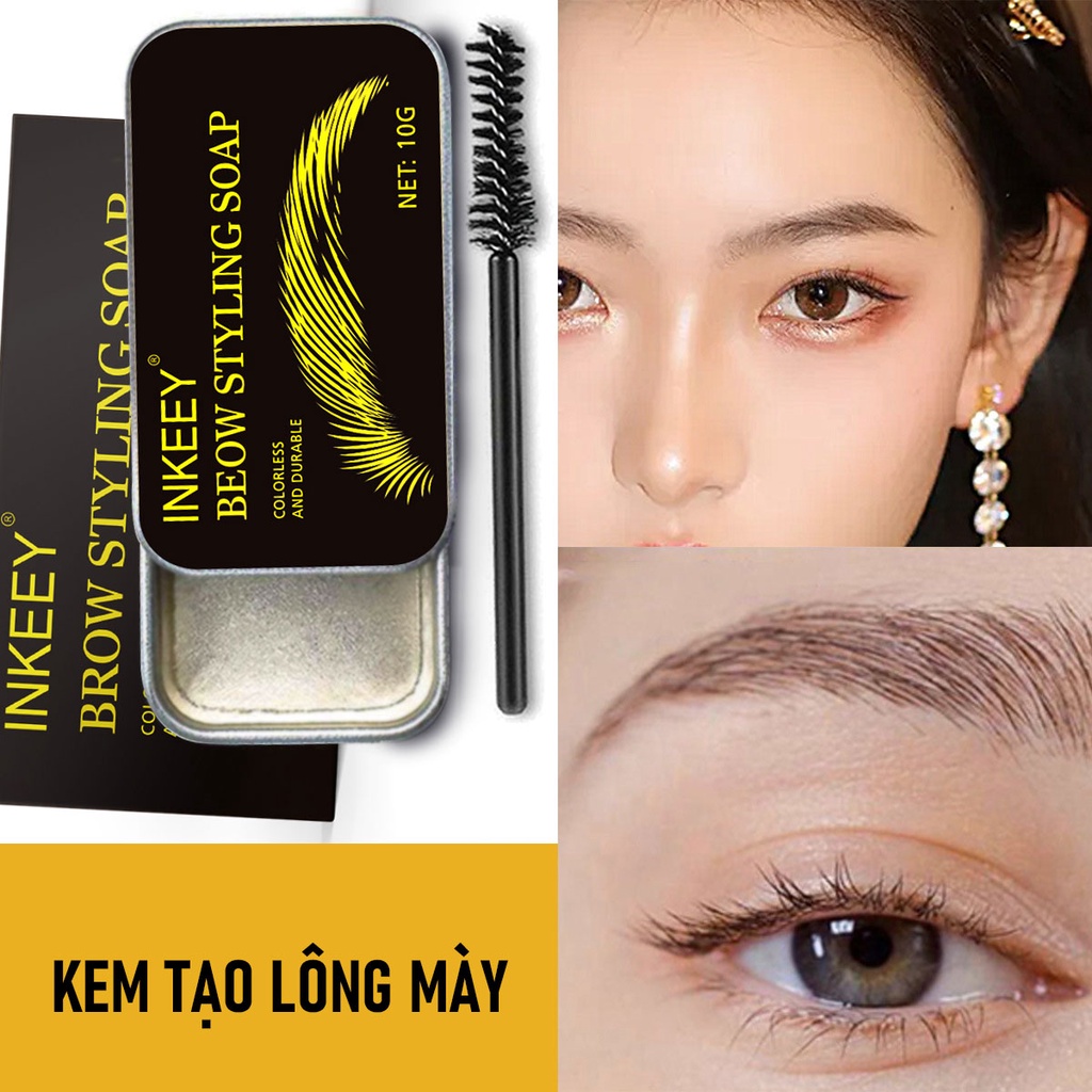 Keo dán lông mày lâu trôi không thấm nước lông mày hoang dã 3D trong suốt