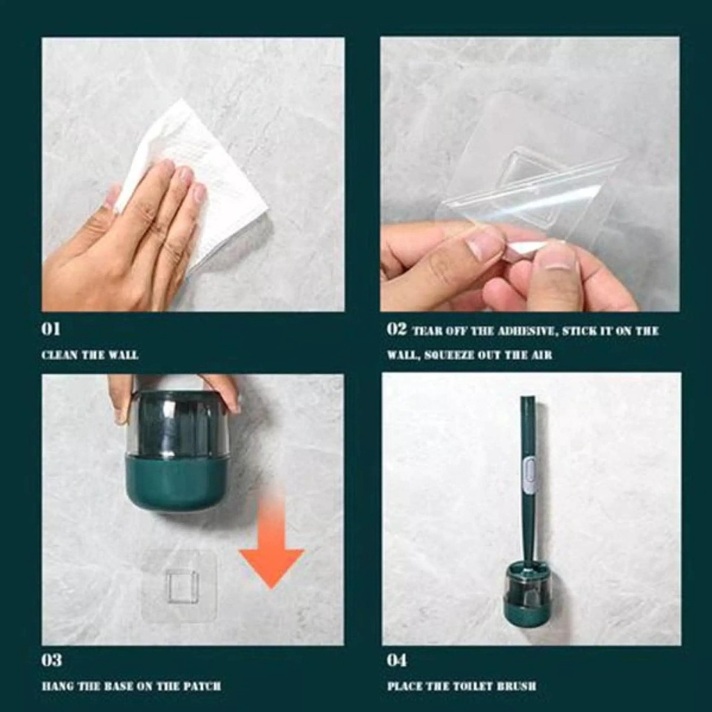 Chổi Cọ Toilet Bằng Silicon Có Bình Chứa Xà Phòng Tiện Dụng