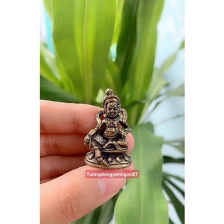 Tượng đồng Hoàng thần tài mật tông mini