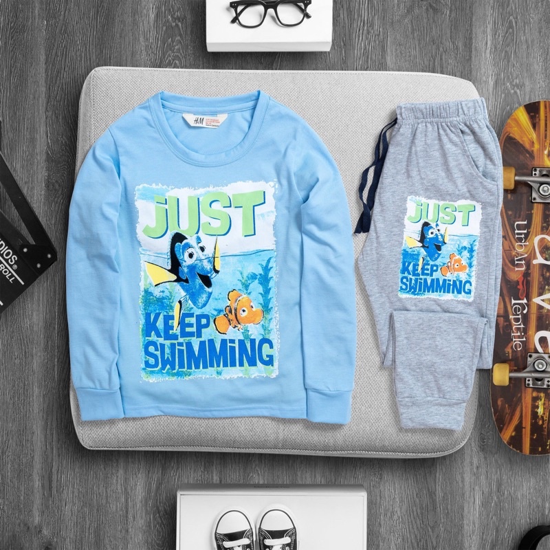 🚗 Bộ dài tay H&M hàng xuất bé trai 14-30kg