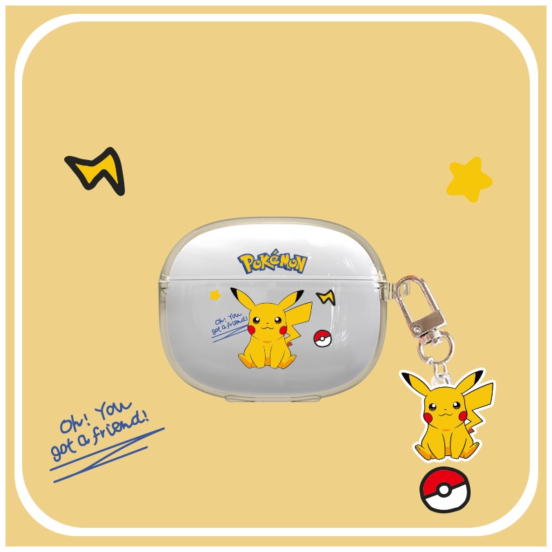 Vỏ Bảo Vệ Hộp Sạc Tai Nghe UGREEN HiTune T3 ANC TWS Bằng TPU Mềm Trong Suốt + Dây Đeo Chống Sốc Đơn Giản