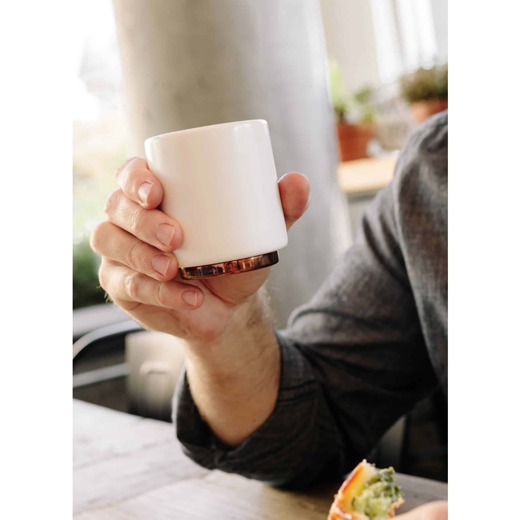 Ly sứ Fellow Monty Milk Art Cups - Cortado - 4.5oz - Màu trắng