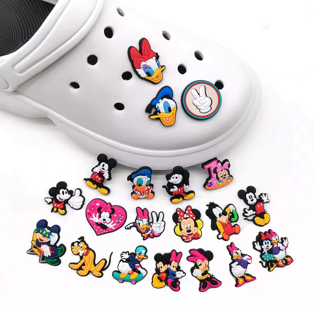 DISNEY Dễ Thương Ghim Trang Trí Hình Chuột mickey / minnie / Vịt donald / Cún / Chuột mickey Cho Trẻ Em charms