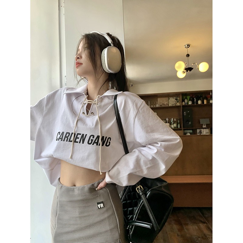 Áo polo In Chữ Thời Trang Mùa Thu Mới Cho Nữ