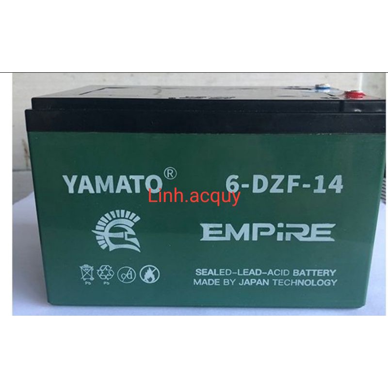 Ắc quy khô Yamato 6-DZF-14
