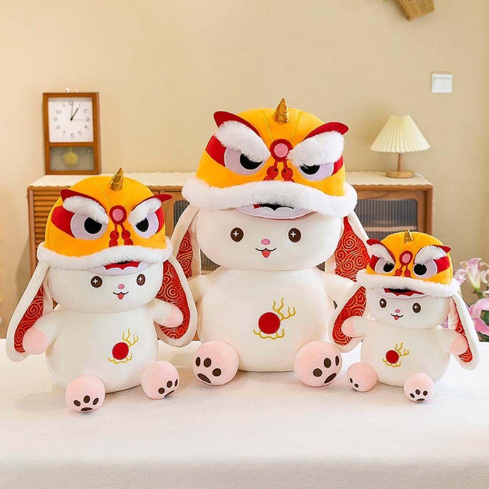 Thú Nhồi Bông Hình Thỏ / Sư Tử Nhảy Múa Mềm Mại Trang Trí Nhà Cửa