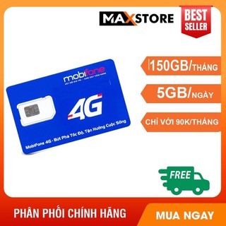 Sim Mobifone 4G gói cước FD60, C90N, Max90, Max120