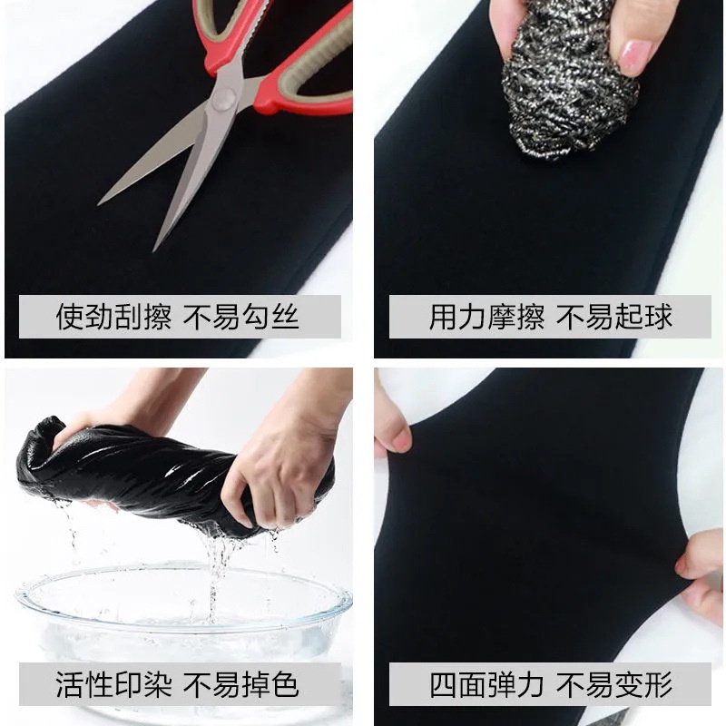 Quần Legging Lưng Cao Màu Đen Thời Trang Tập Yoga Cho Nữ