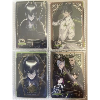 Thẻ bài lẻ Twisted Wonderland sưu tầm metal card Disney gacha game
