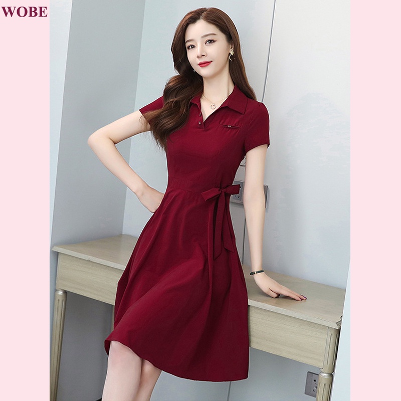 Đầm trung niên WOBE cho mẹ bigsize cao cấp dự tiệc sang trọng thiết kế dáng xoè đẹp HN08 - WB WOMAN &amp; BEAUTY
