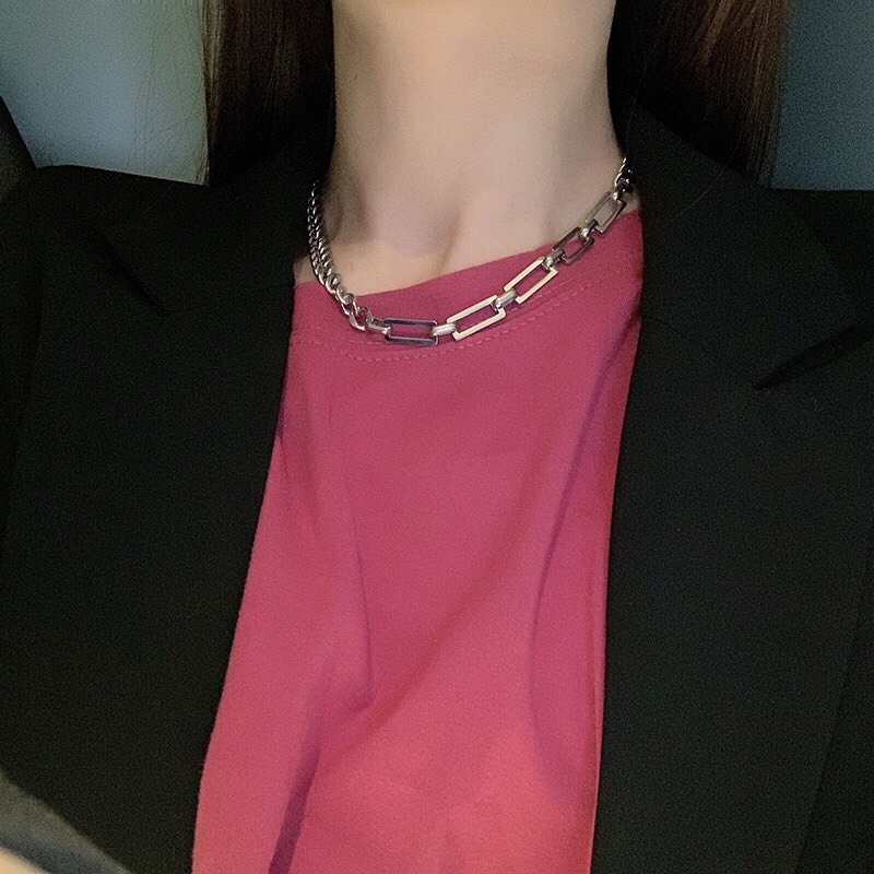 Dây Chuyền Xích Unisex Phong Cách Hip Hop Hottrend