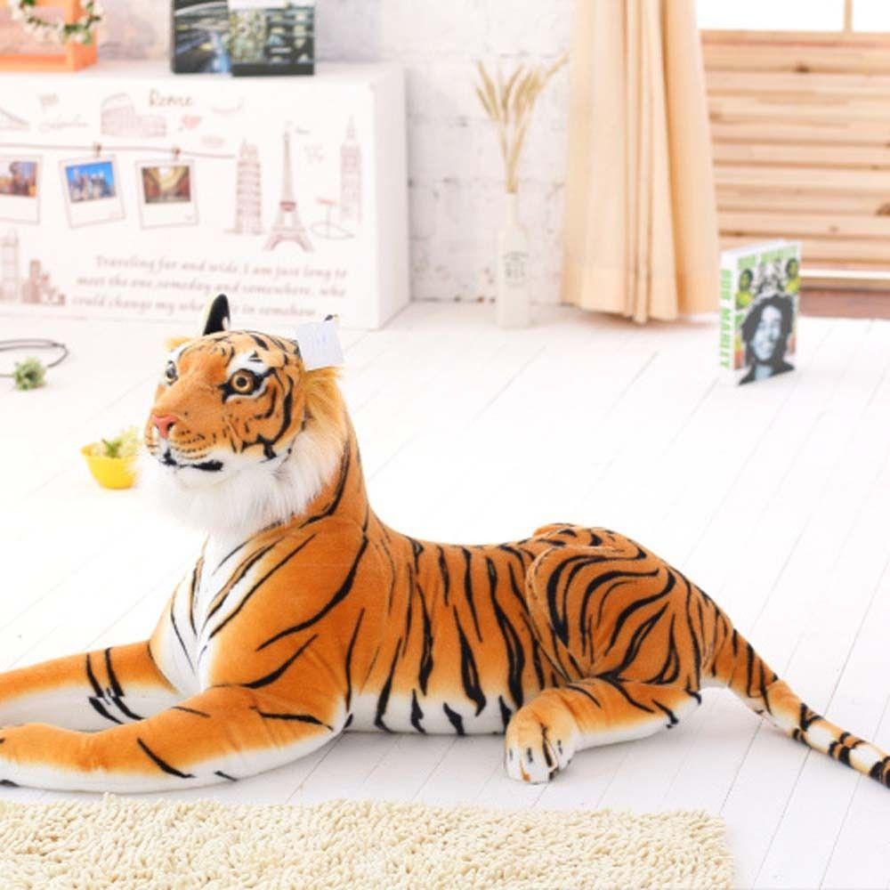 Hổ Trắng Nhồi Bông Mềm Mại Trang Trí Nhà Cửa