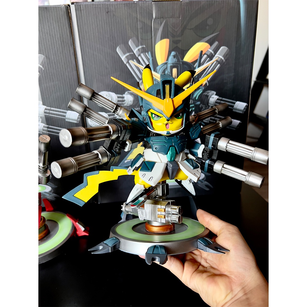 Mô hình Pokemon Pikachu Cosplay Gundam cực ngầu 25cm