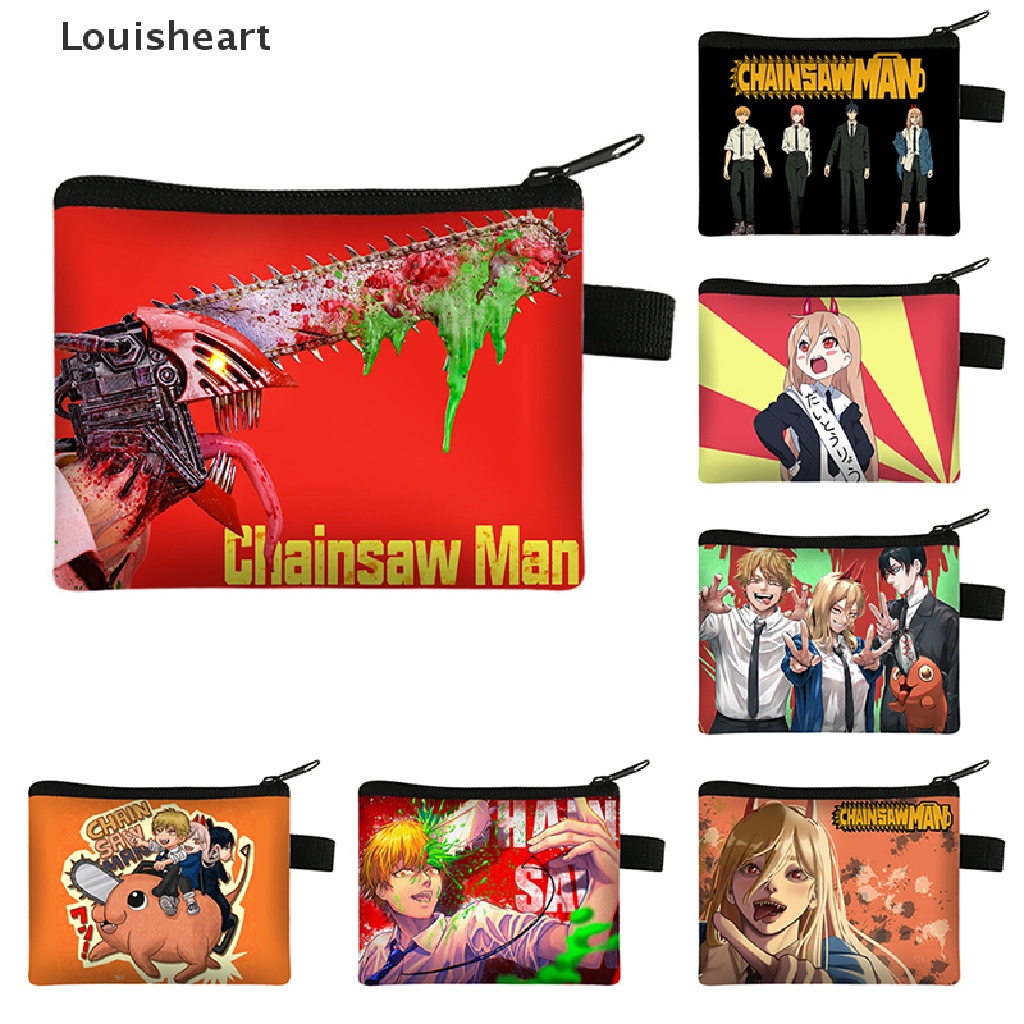 Ví Louisheart Mini Phối Dây Xích In Hoạ Tiết Hoạt Hình Anime Nhật Bản Dành Cho Nam Giới