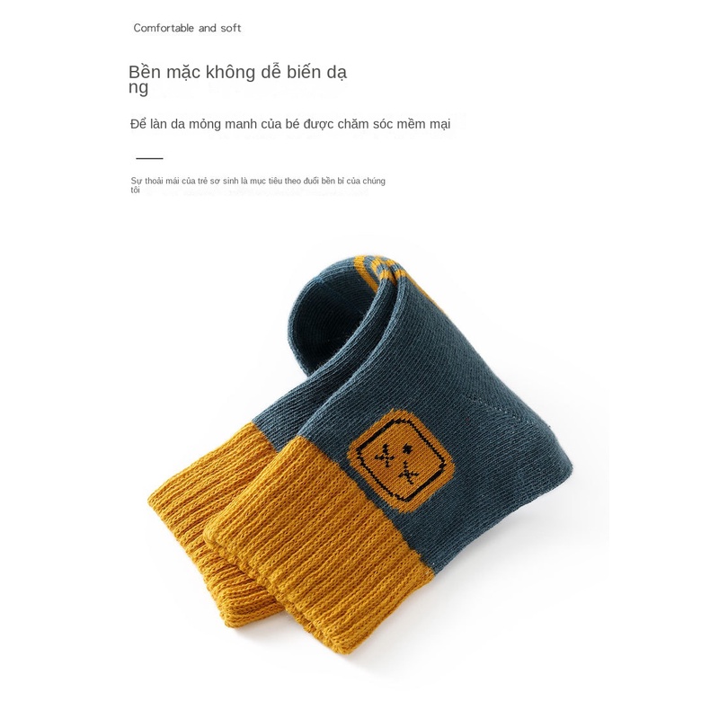 Vớ Ống Trung Bình Họa Tiết Hoạt Hình Thời Trang Xuân Thu Cho Bé TTC409