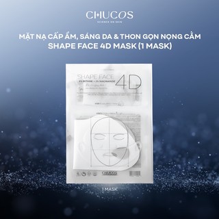 Mặt nạ v-line 4d hai bước tác động kép chucos set face 4d mask