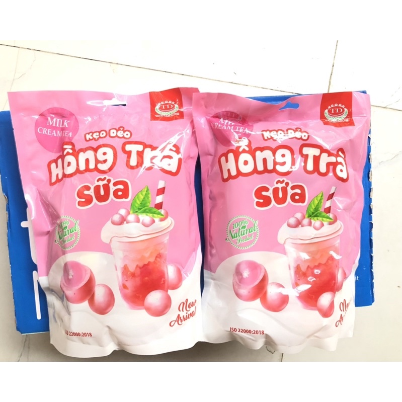 Kẹo Dẻo Hồng Trà Sữa 300gr(gói)