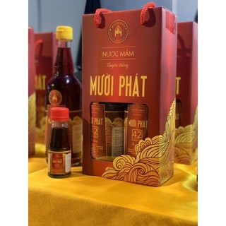 Nước mắm truyền thống mười phát - phan thiết 42 độ đạm chai 500ml