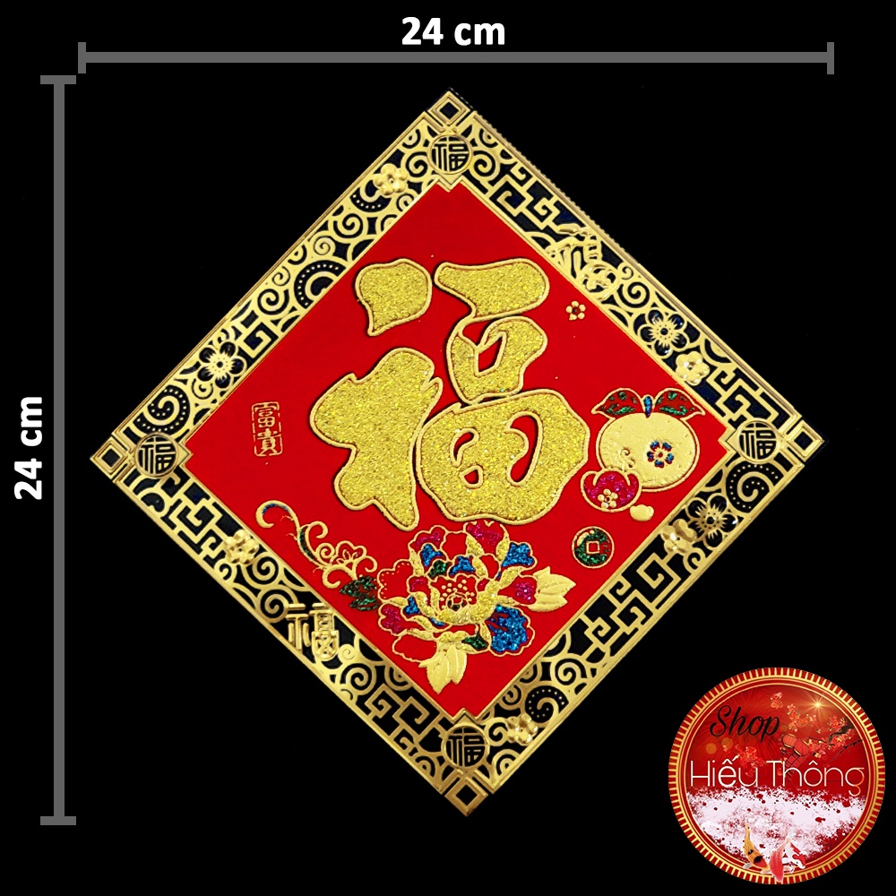 Decal trang trí tết