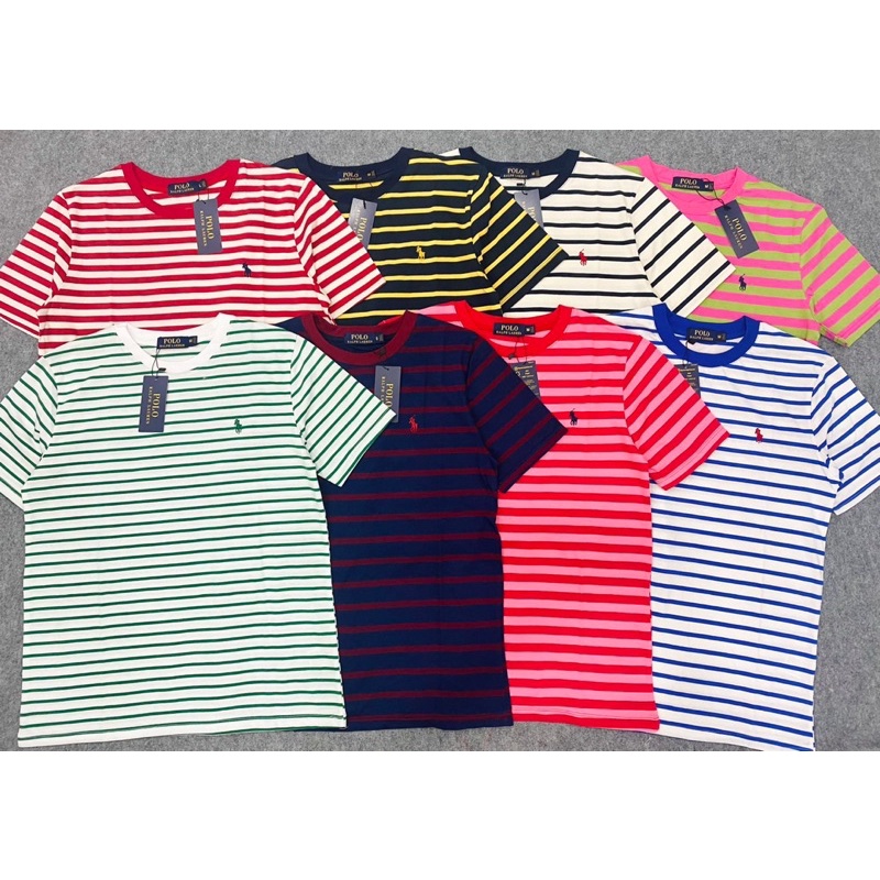 ÁO THUN SỌC TAY NGẮN