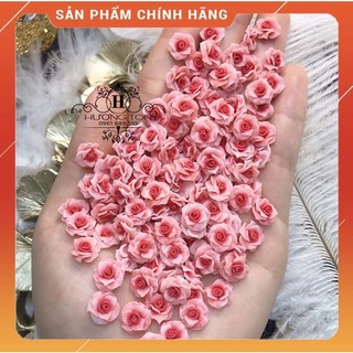Hoa hồng pháp size nhỏ, hoa bột nail