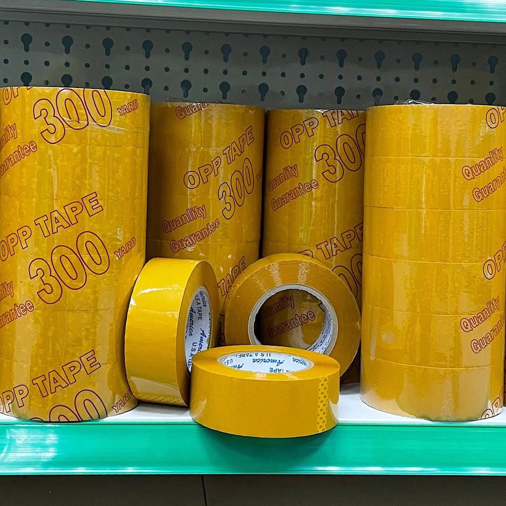 [Cây 6 cuộn] Băng Keo Trong/ Đục/ Hàng dễ vỡ 100 Yard - 200 Yard Đóng Gói Dán Hàng (BIBISTORE)
